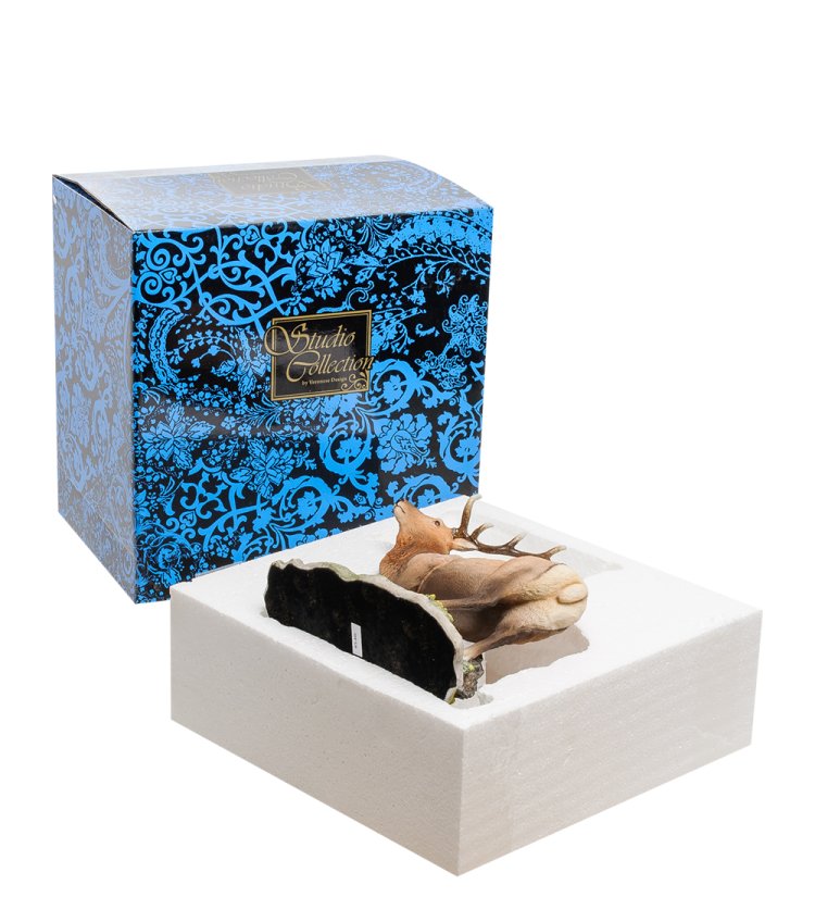 Статуэтка Лось - Лесной Гость Veronese WS-846, упаковочный вид