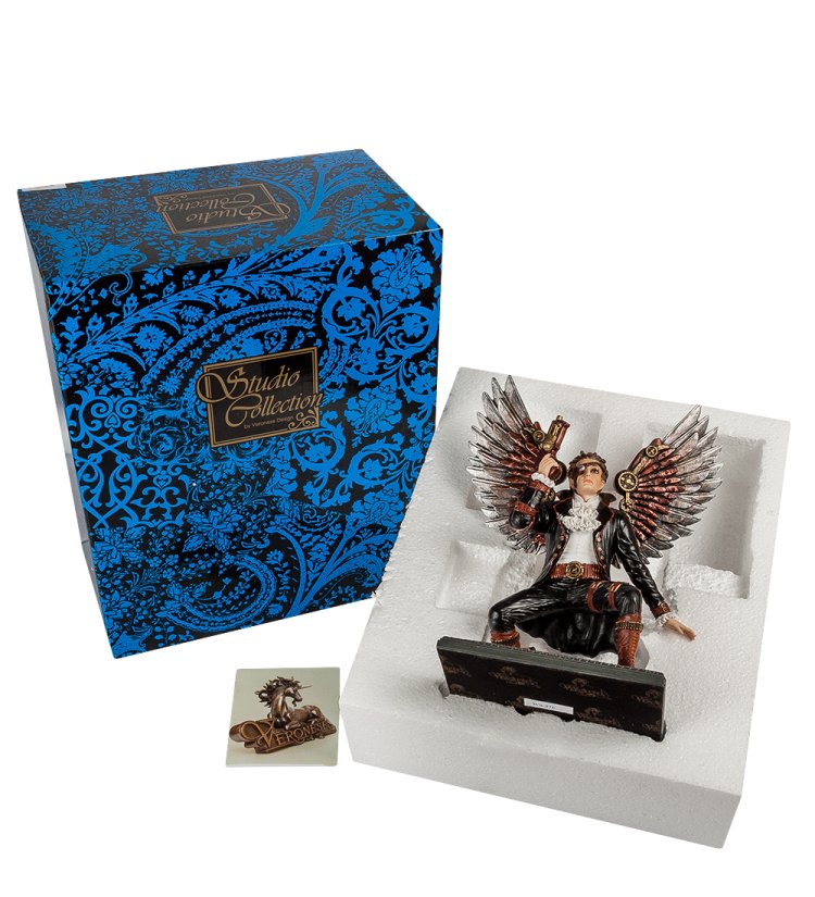 Статуэтка в стиле Стимпанк Мужчина Veronese WS-376, упаковочный вид