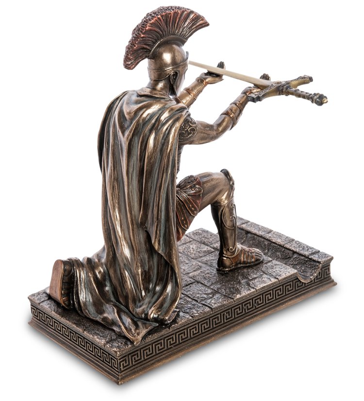 Статуэтка с ножом канцелярским Римский воин Veronese WS-1024, оборотная сторона