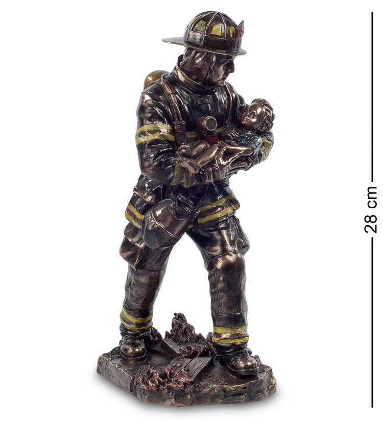 Статуэтка Пожарный Спасатель Veronese WS-199