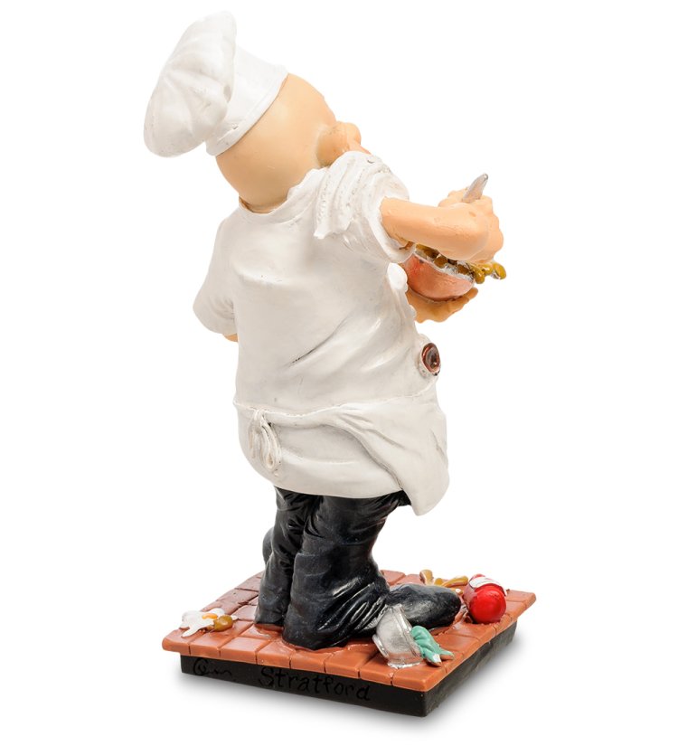 Статуэтка Повар The Comical World of Stratford RV-955, оборотная сторона
