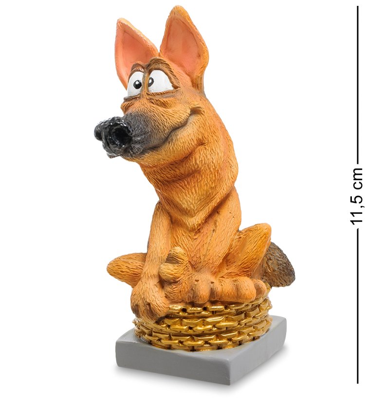 Статуэтка Собака Немецкая овчарка The Comical World of Stratford RV-906