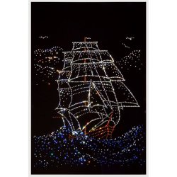 Картина Парусник c кристаллами Swarovski