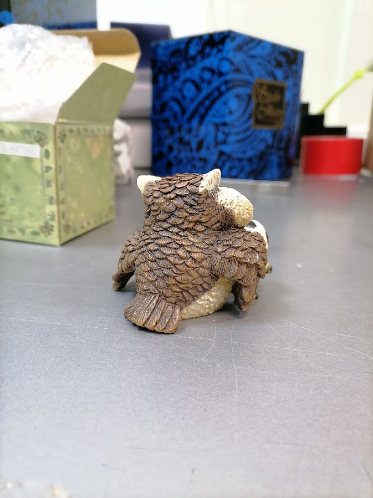 Маленькая Фигурка Сова - Футболист Sealmark OL-6472-SE, фото со склада оборотная сторона