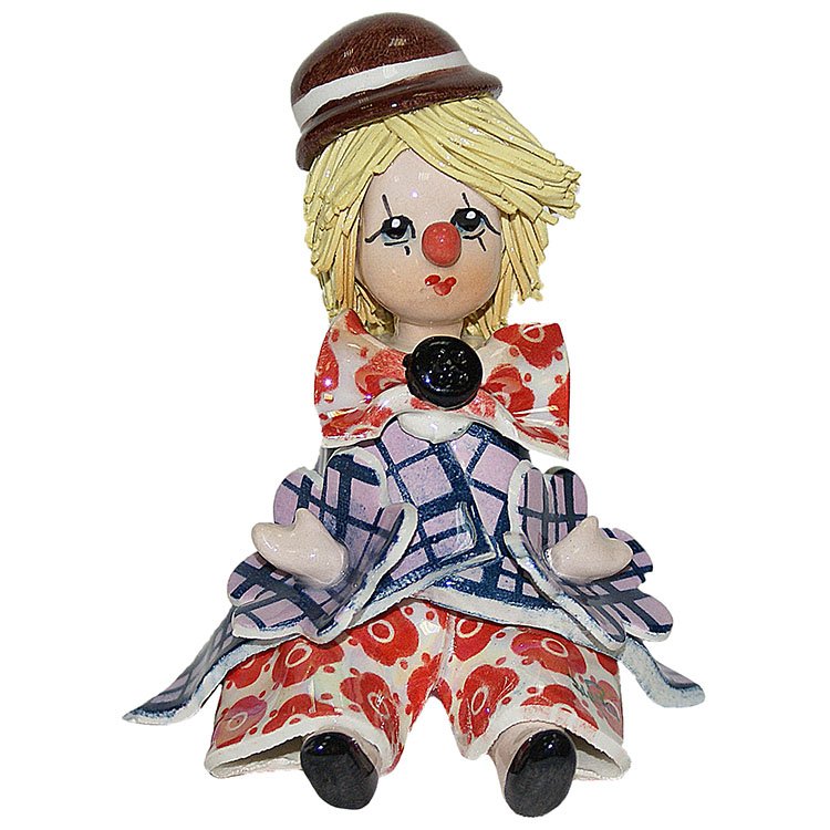 Фарфоровая статуэтка маленький Клоун