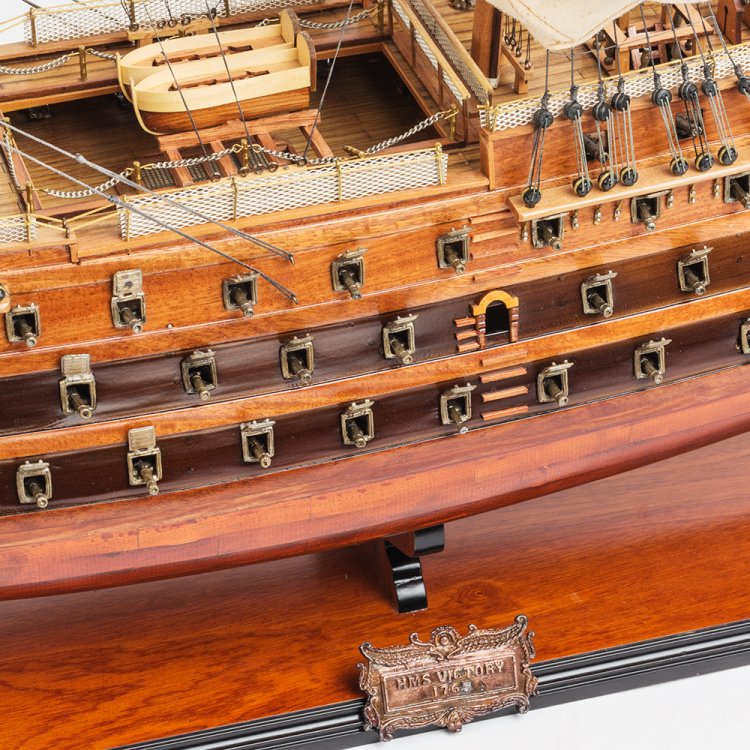 Модель корабля Victory (Виктори) с медным дном
