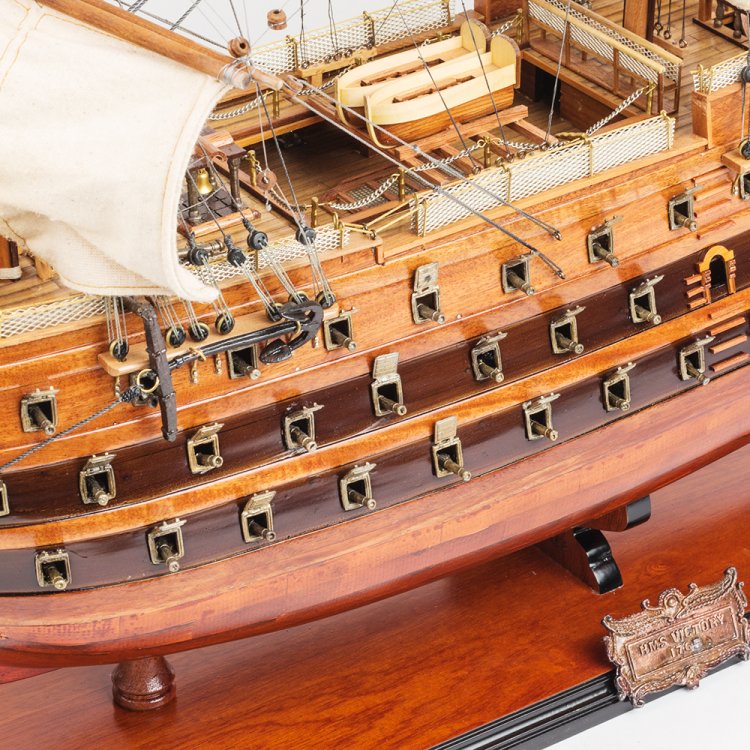 Модель корабля Victory (Виктори) с медным дном