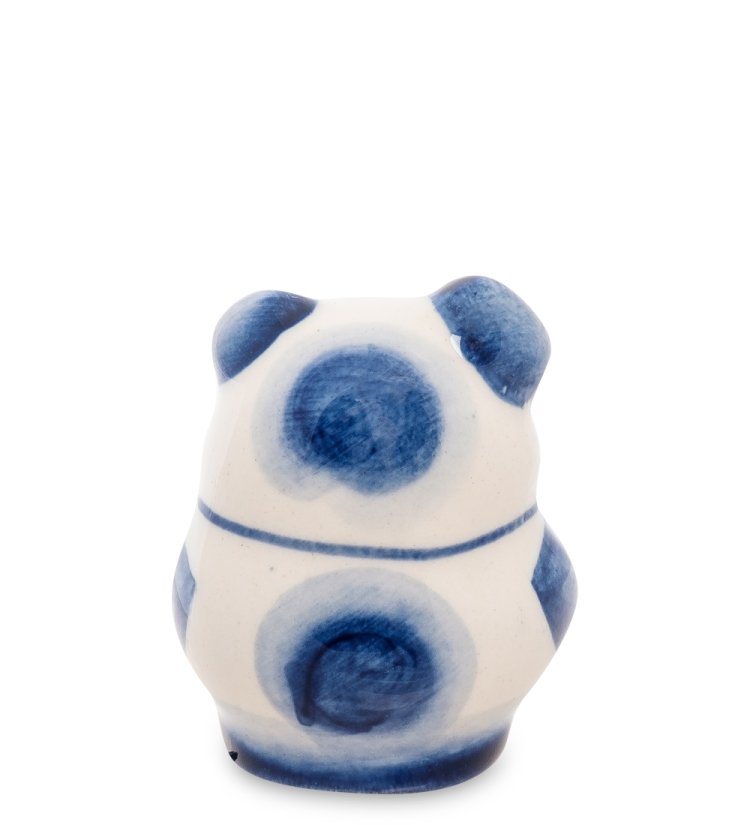 Фигурка маленький Винни Пух Голубая гжель ГЛ-127, фотография со спины