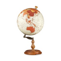 Глобус большой на деревянной подставке, диаметр 35 см
