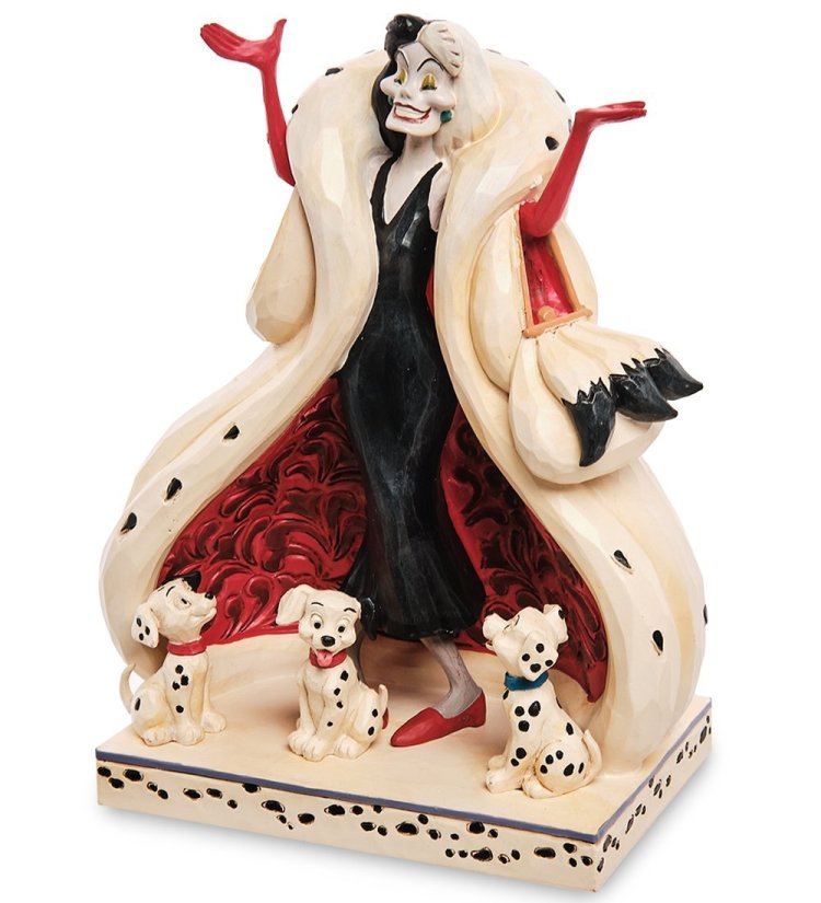 Статуэтка Круэлла Де Виль - 101 Далматинец Disney Traditions, вид профиль