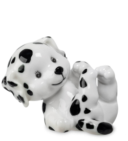 Статуэтка из фарфора Щенок Далматинец Играет