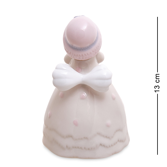 Статуэтка из фарфора Девочка Снежинка Pavone JP-06/ 8, оборотная сторона