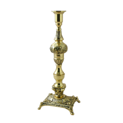 Подсвечник на одну свечу Джустиса, золотой