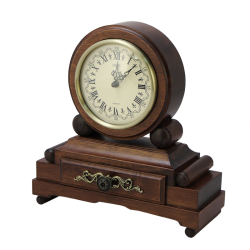 Настольные часы с ящиком Ливерпуль из дерева