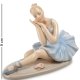 Статуэтка из фарфора Балерина в голубом платье на полу Pavone CMS-19/16