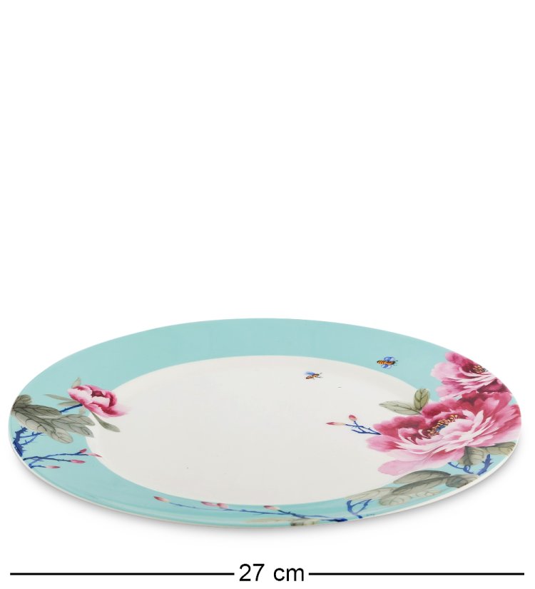 Чайный набор на 2 персоны с 4 тарелками Тоскана Pavone JK-181, фотография тарелки 27 см