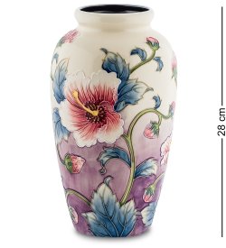 Настольная Ваза из фарфора для цветов Гибискус