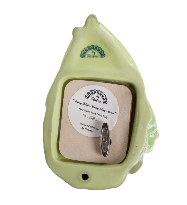 Музыкальная статуэтка из керамики Мама с ребенком Pavone CMS-27/ 8, фотография снизу