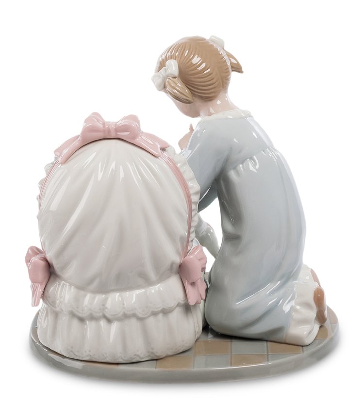 Статуэтка из керамики Юная Няня Pavone CMS-27/10, фотография со спины
