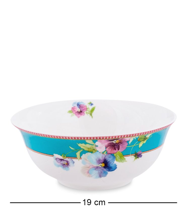 Столовый сервиз из фарфора на 6 персон Виола Pavone JK-120, фотография большого салатника