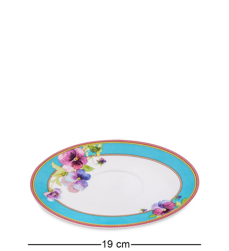 Столовый сервиз из фарфора на 6 персон Виола Pavone JK-120, фотография десертной тарелки