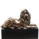 Статуэтка Лев на платформе Veronese WS-851, вид профиль