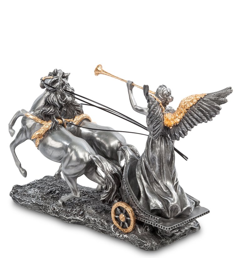 Статуэтка Богиня Ника на колеснице Veronese WS-84, оборотная сторона
