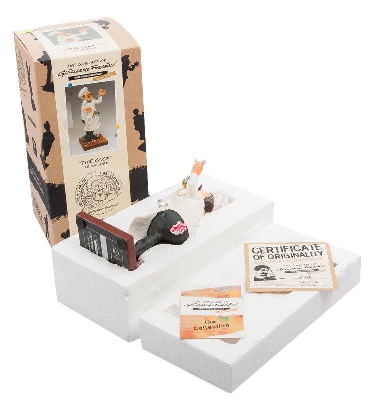 Маленькая Статуэтка Лапшичный Повар - The Cook Forchino FO-84000, упаковочный вид