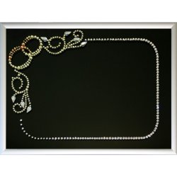 Фоторамка с кристаллами Swarovski - Свадебная рамка