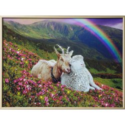 Картина Радужная гармония c кристаллами Swarovski