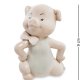 Фигурка из фарфора Поросенок с торжественной бабочкой Pavone JP-111/ 1