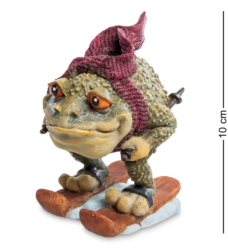 Фигурка Лягушка - Лыжник Sealmark FG-6219-XB