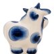 Статуэтка Корова Зорька символ 2021 года - Голубая гжель ГЛ-643, фотография со спины