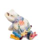 Статуэтка из фарфора Довольная Лягушка в цветах Pavone JP-11/ 59, фотография со спины