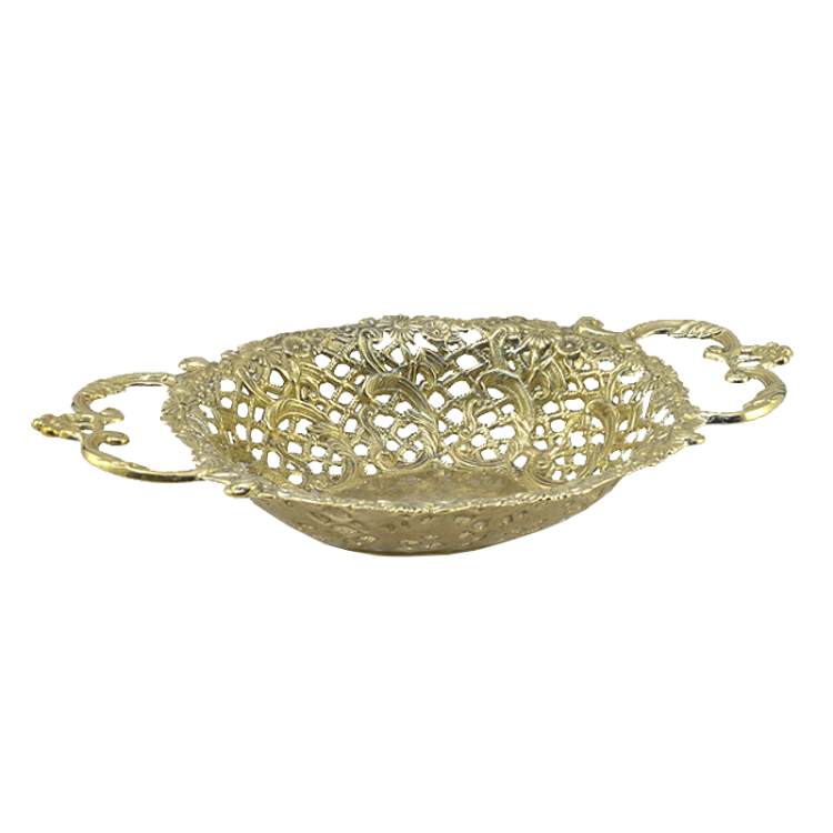 Ваза для фруктов плетеная из латуни Alberti Livio AL-82-144