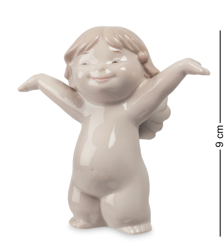 Статуэтка из фарфора Ангелочек-февраль Pavone JP-01/ 2