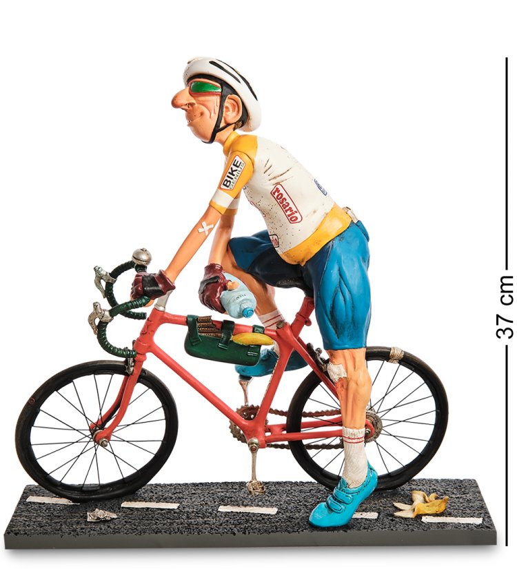 Статуэтка Велосипедист - The Cyclist Forchino FO-85550, вид профиль