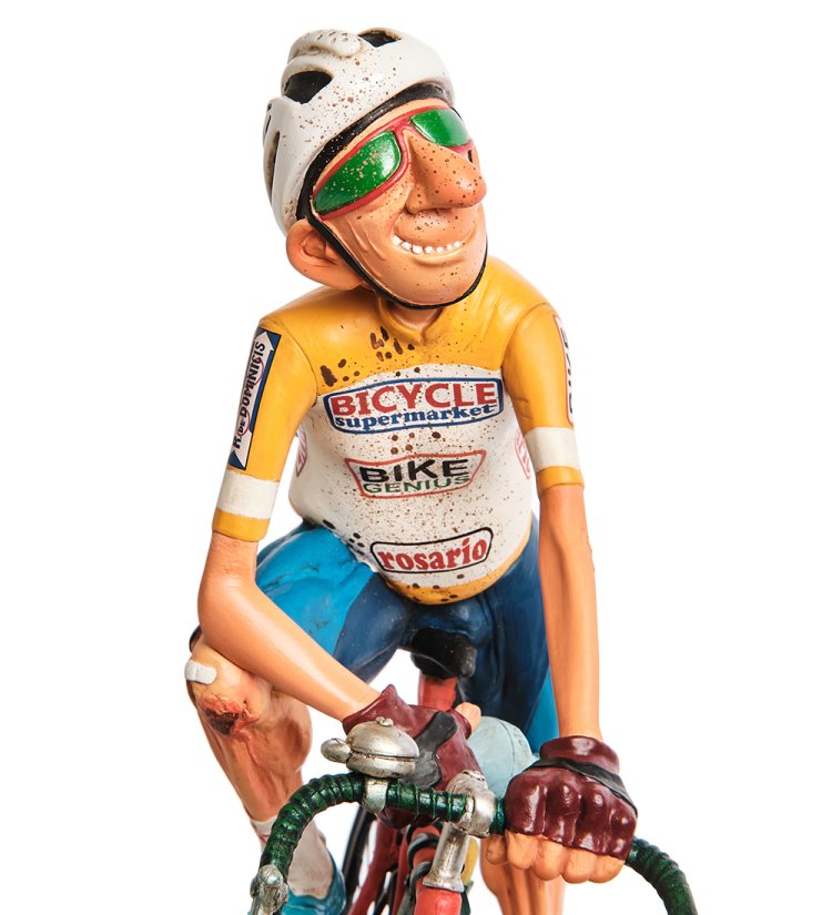 Статуэтка Велосипедист - The Cyclist Forchino FO-85550, увеличенный вид