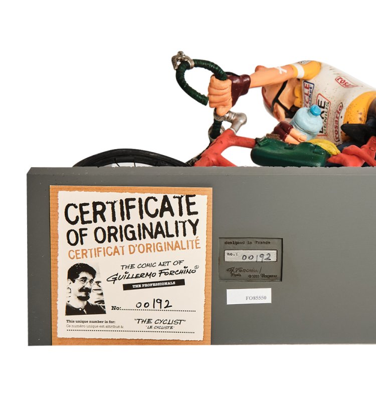 Статуэтка Велосипедист - The Cyclist Forchino FO-85550, вид снизу